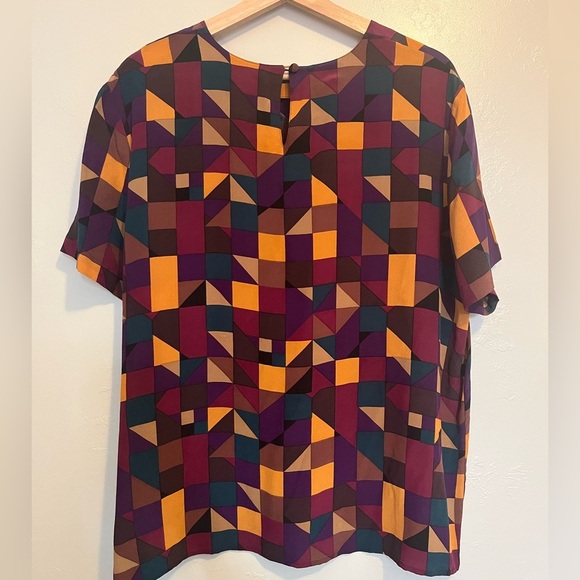 Christie & Jill 100% Silk Blouse - Picture 8 of 12